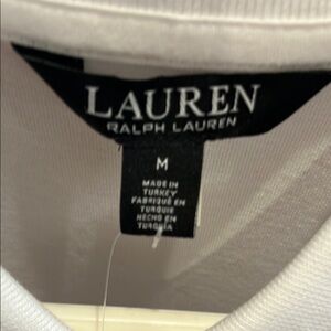 Lauren Ralph Lauren Black Label White Polo Dress Sz M